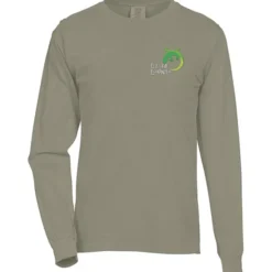 Comfort Colors Garment-Dyed 6.1-oz LS T-Shirt - Embroidered