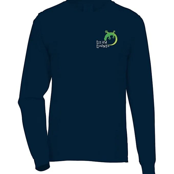 Comfort Colors Garment-Dyed 6.1-oz LS T-Shirt - Embroidered