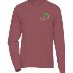 Comfort Colors Garment-Dyed 6.1-oz LS T-Shirt - Embroidered