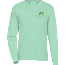 Comfort Colors Garment-Dyed 6.1-oz LS T-Shirt - Embroidered