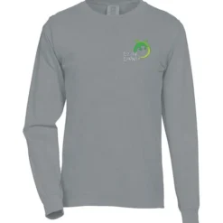 Comfort Colors Garment-Dyed 6.1-oz LS T-Shirt - Embroidered