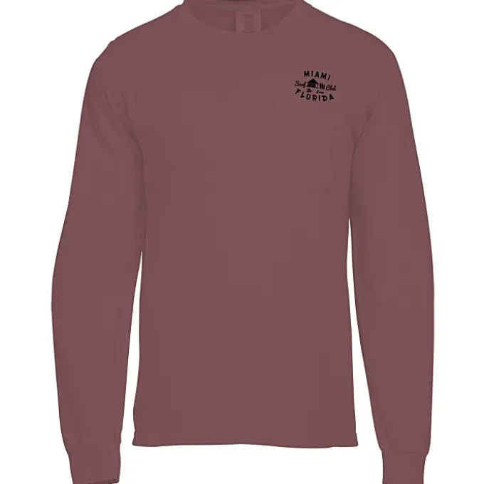 Comfort Colors Garment-Dyed 6.1-oz LS Pocket T-Shirt - Screen