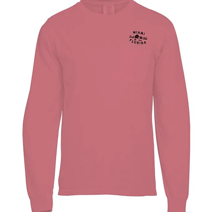 Comfort Colors Garment-Dyed 6.1-oz LS Pocket T-Shirt - Screen