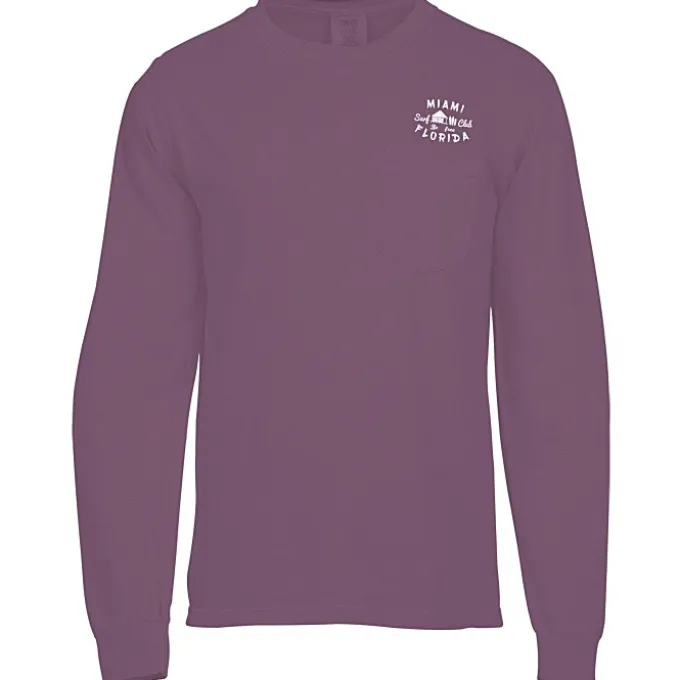 Comfort Colors Garment-Dyed 6.1-oz LS Pocket T-Shirt - Screen