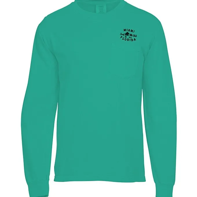 Comfort Colors Garment-Dyed 6.1-oz LS Pocket T-Shirt - Screen