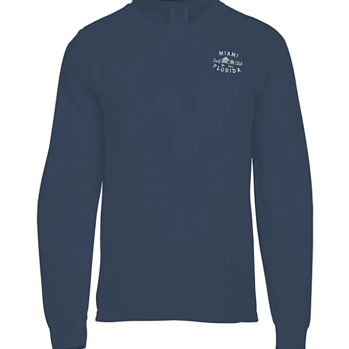 Comfort Colors Garment-Dyed 6.1-oz LS Pocket T-Shirt - Screen