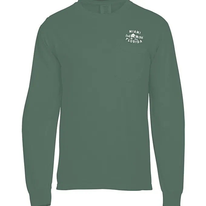 Comfort Colors Garment-Dyed 6.1-oz LS Pocket T-Shirt - Screen