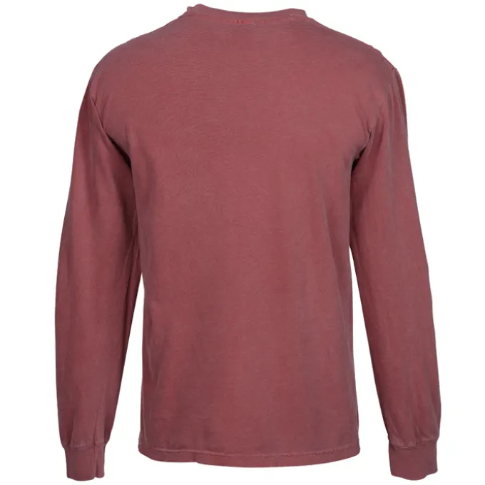 Comfort Colors Garment-Dyed 6.1-oz LS Pocket T-Shirt - Screen