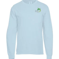 Comfort Colors Garment-Dyed 6.1-oz LS Pocket T-Shirt - Embroidered