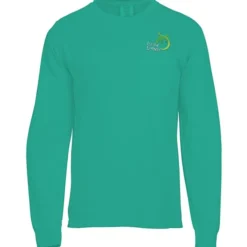 Comfort Colors Garment-Dyed 6.1-oz LS Pocket T-Shirt - Embroidered