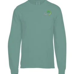 Comfort Colors Garment-Dyed 6.1-oz LS Pocket T-Shirt - Embroidered