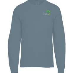 Comfort Colors Garment-Dyed 6.1-oz LS Pocket T-Shirt - Embroidered