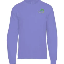 Comfort Colors Garment-Dyed 6.1-oz LS Pocket T-Shirt - Embroidered