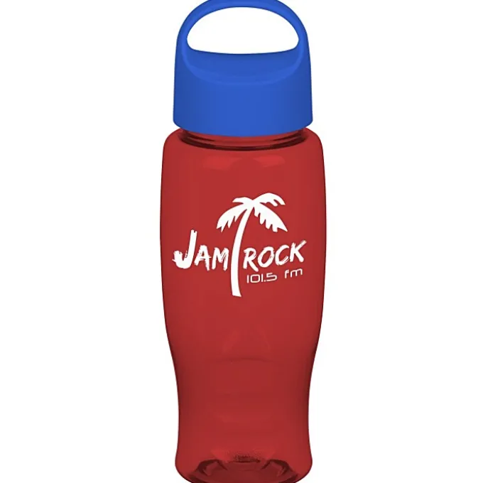 Comfort Grip Bottle with Oval Crest Lid - 27 oz.