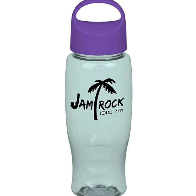 Comfort Grip Bottle with Oval Crest Lid - 27 oz.