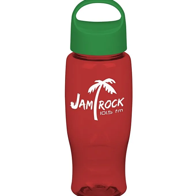 Comfort Grip Bottle with Oval Crest Lid - 27 oz.