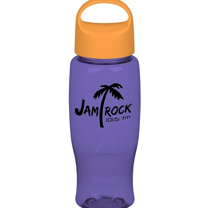 Comfort Grip Bottle with Oval Crest Lid - 27 oz.