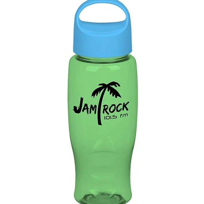 Comfort Grip Bottle with Oval Crest Lid - 27 oz.