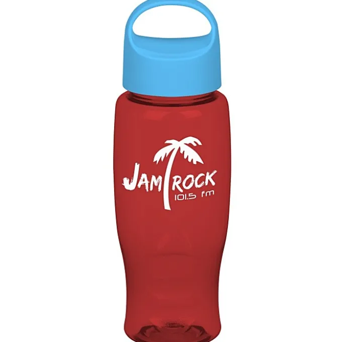 Comfort Grip Bottle with Oval Crest Lid - 27 oz.