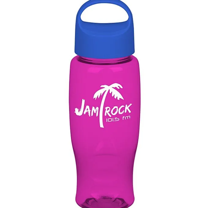 Comfort Grip Bottle with Oval Crest Lid - 27 oz.