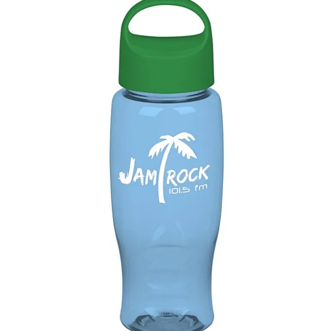 Comfort Grip Bottle with Oval Crest Lid - 27 oz.