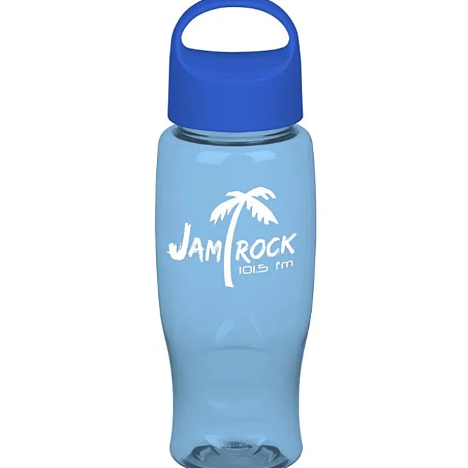 Comfort Grip Bottle with Oval Crest Lid - 27 oz.