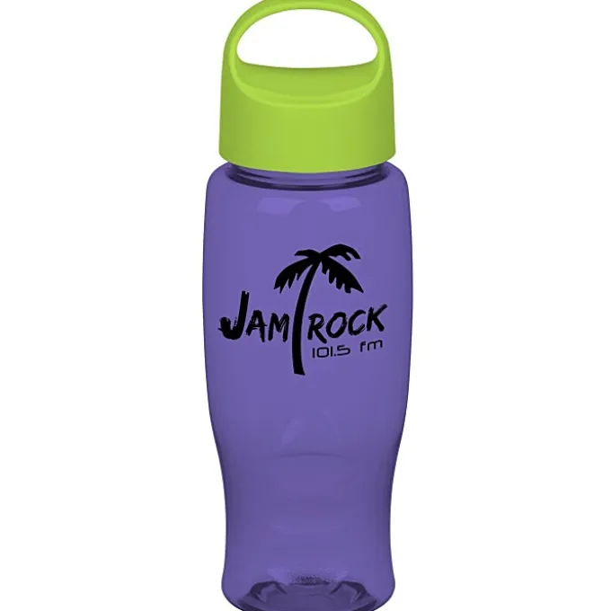Comfort Grip Bottle with Oval Crest Lid - 27 oz.