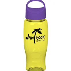 Comfort Grip Bottle with Oval Crest Lid - 27 oz.