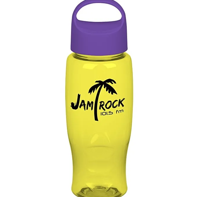 Comfort Grip Bottle with Oval Crest Lid - 27 oz.