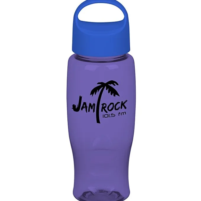 Comfort Grip Bottle with Oval Crest Lid - 27 oz.