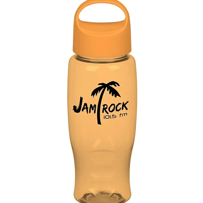 Comfort Grip Bottle with Oval Crest Lid - 27 oz.
