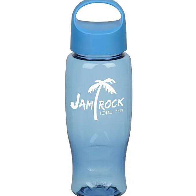 Comfort Grip Bottle with Oval Crest Lid - 27 oz.