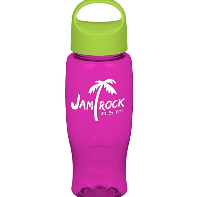 Comfort Grip Bottle with Oval Crest Lid - 27 oz.