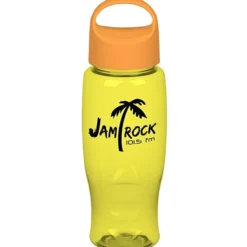 Comfort Grip Bottle with Oval Crest Lid - 27 oz.