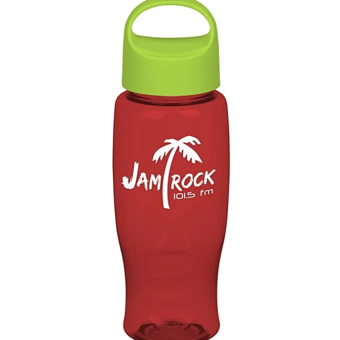 Comfort Grip Bottle with Oval Crest Lid - 27 oz.