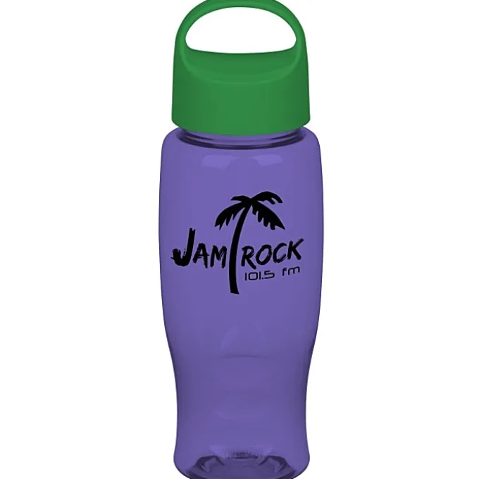 Comfort Grip Bottle with Oval Crest Lid - 27 oz.