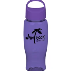 Comfort Grip Bottle with Oval Crest Lid - 27 oz.