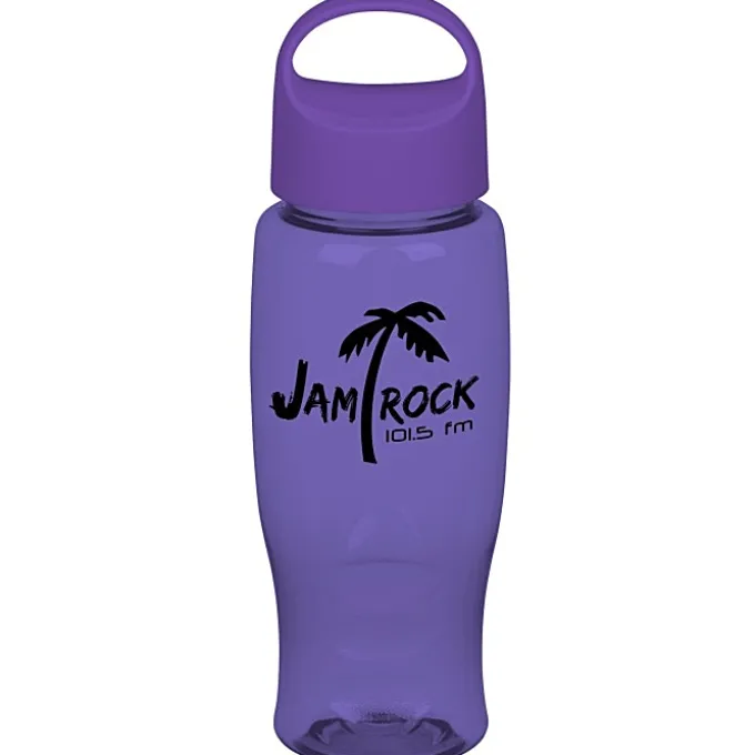Comfort Grip Bottle with Oval Crest Lid - 27 oz.