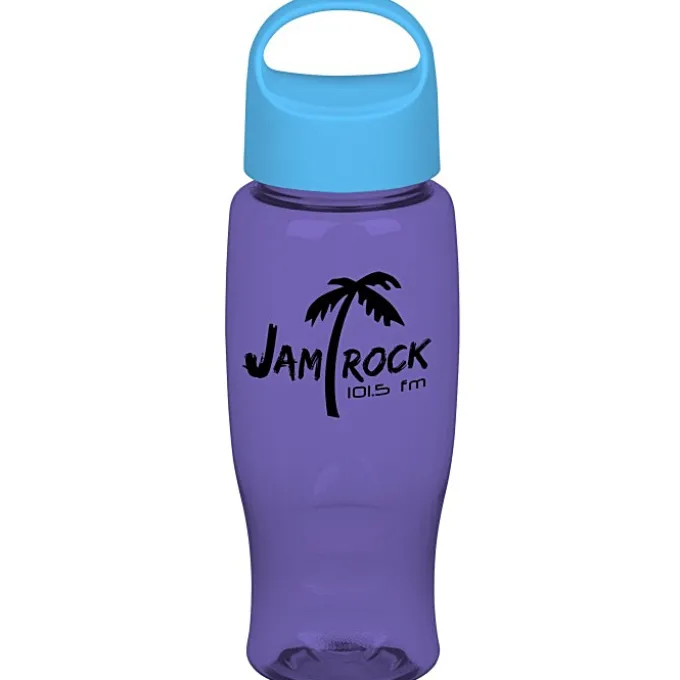 Comfort Grip Bottle with Oval Crest Lid - 27 oz.