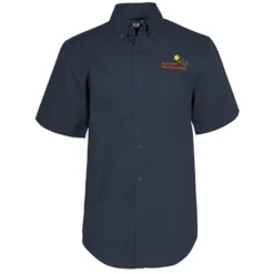 Comfort Stretch Short Sleeve Poplin Shirt - Men's