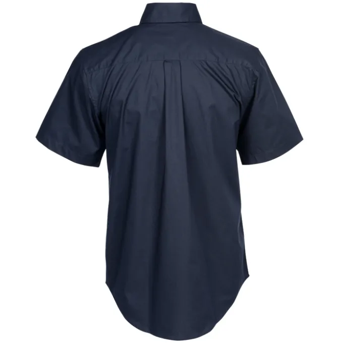 Comfort Stretch Short Sleeve Poplin Shirt - Men's
