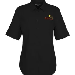 Comfort Stretch Short Sleeve Poplin Shirt - Ladies'