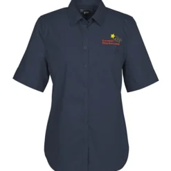 Comfort Stretch Short Sleeve Poplin Shirt - Ladies'