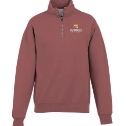 ComfortWash Fleece 1/4-Zip Pullover - Embroidered
