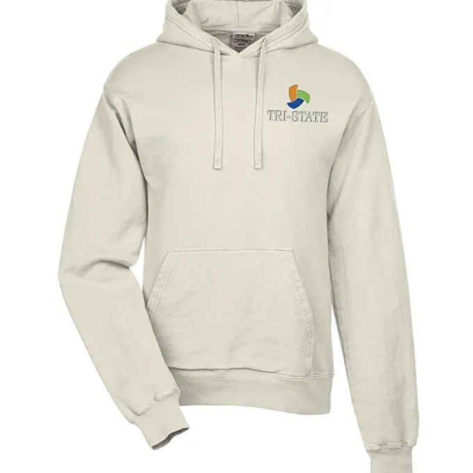 ComfortWash Garment-Dyed Hoodie - Embroidered