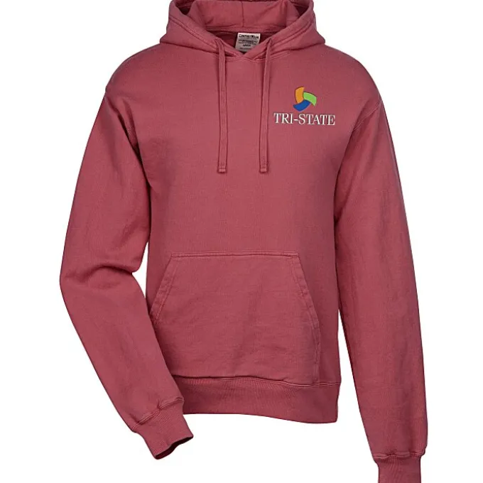 ComfortWash Garment-Dyed Hoodie - Embroidered