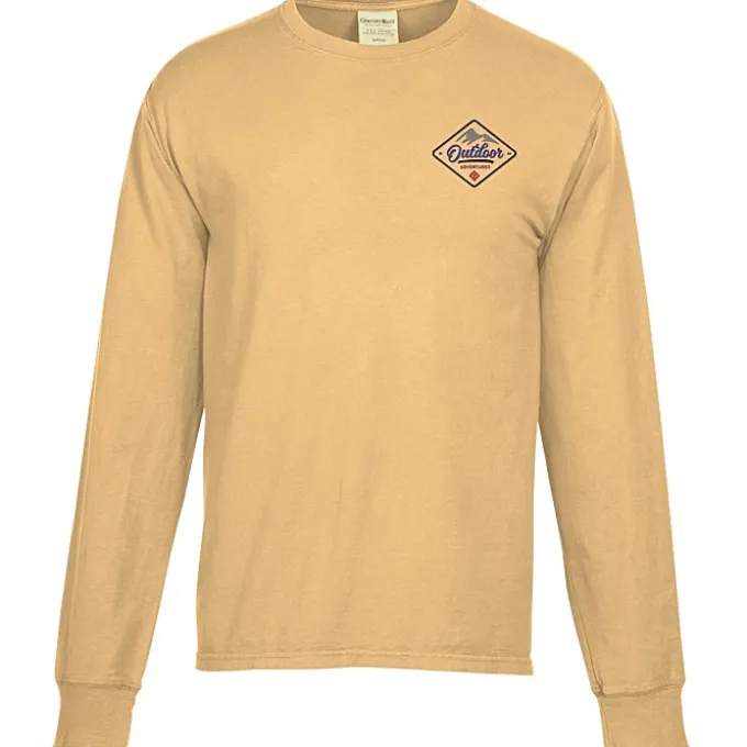 ComfortWash Garment-Dyed LS Tee - Embroidered