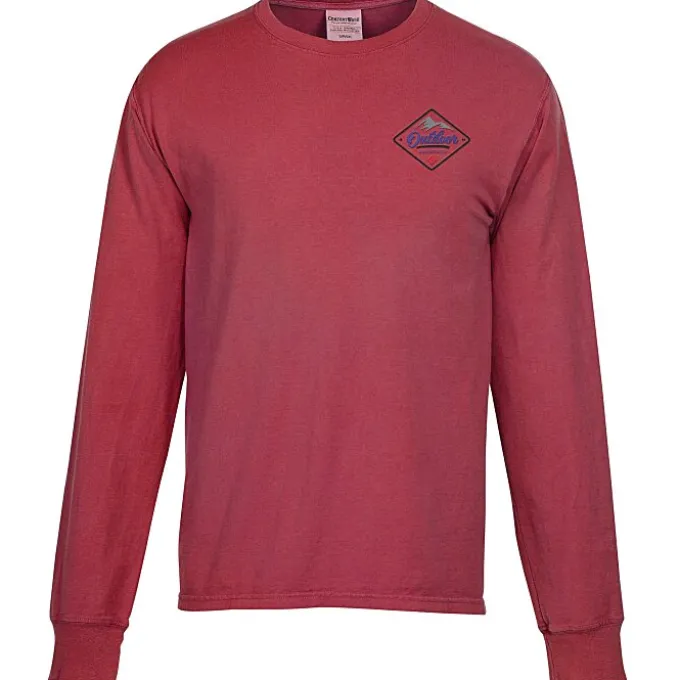 ComfortWash Garment-Dyed LS Tee - Embroidered