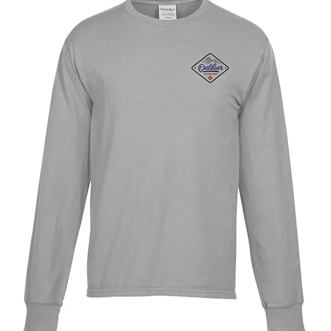 ComfortWash Garment-Dyed LS Tee - Embroidered