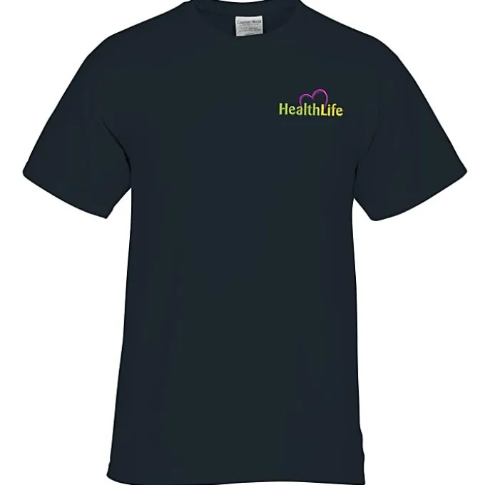 ComfortWash Garment-Dyed Tee - Embroidered